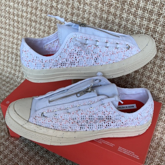 Converse Chuck 70 OX White/Bright Poppy/Egret WMNS - Picture 11 of 16